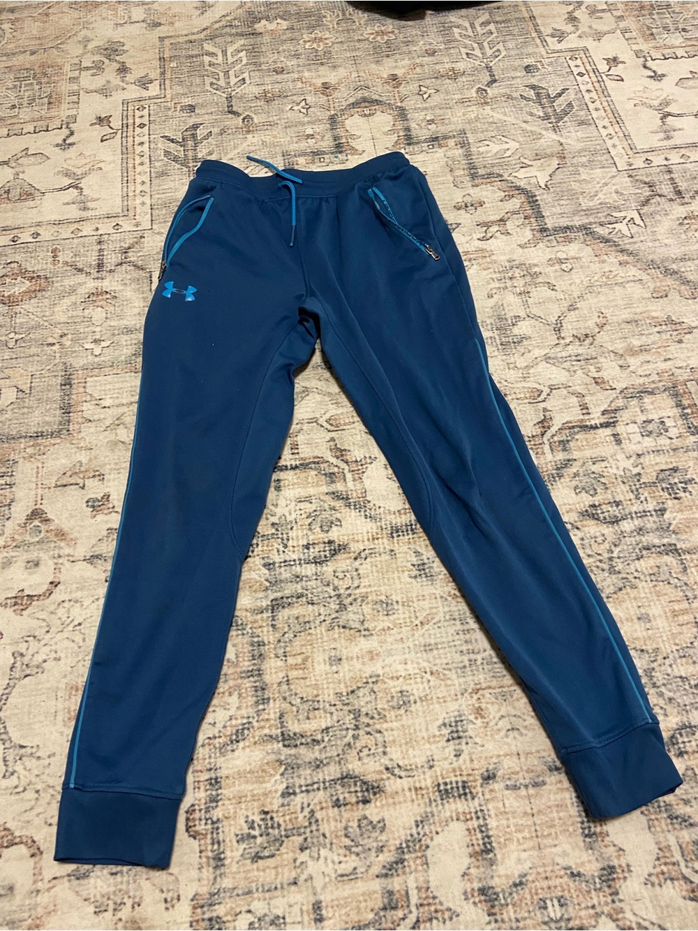 Under Armour Navy Blue Kids Jogger Sweatpants